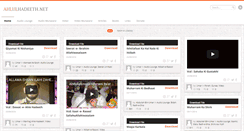 Desktop Screenshot of ahlulhadeeth.net